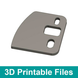 stl-file for BERNINA 830 Zero feed adjustment plate