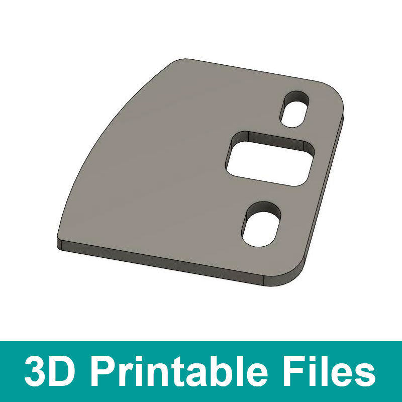 stl-file for BERNINA 830 Zero feed adjustment plate
