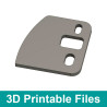stl-file for BERNINA 830 Zero feed adjustment plate