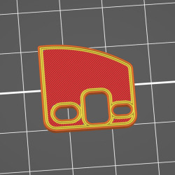 stl-file for BERNINA 830 Zero feed adjustment plate