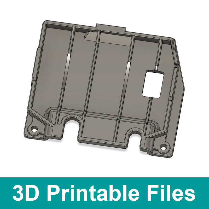 stl-file for BERNINA 830 Motor Housing Cover Plate
