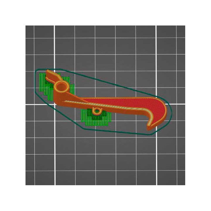 stl-file for Locking Lever - BERNINA 930 - 931