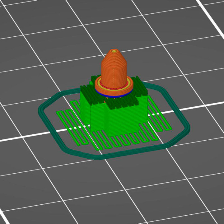 stl-file for Centering Bolt - BERNINA Extension Table