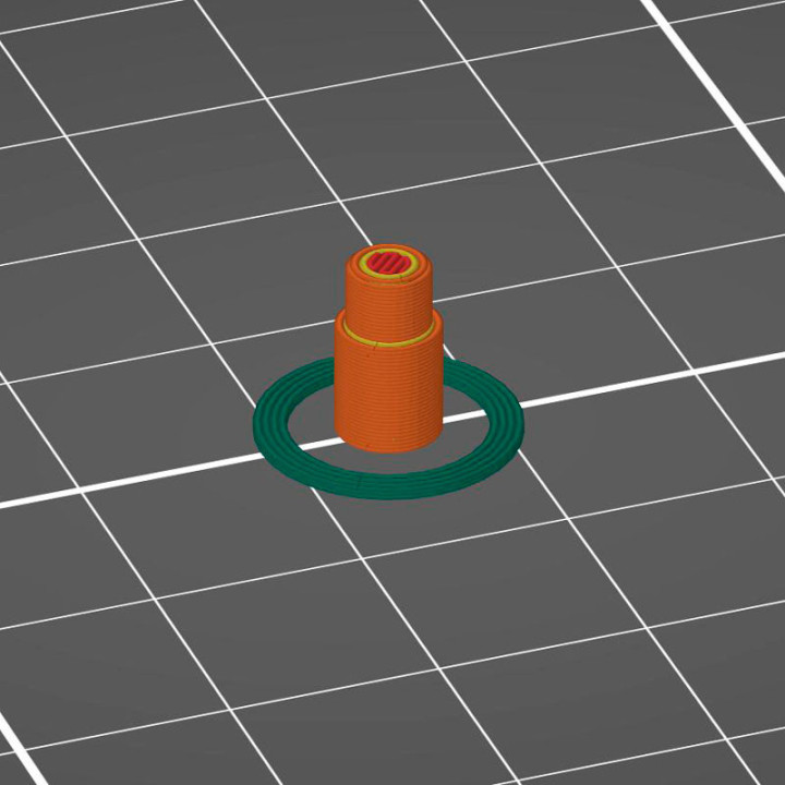 stl-file for Centering Bolt - BERNINA Extension Table