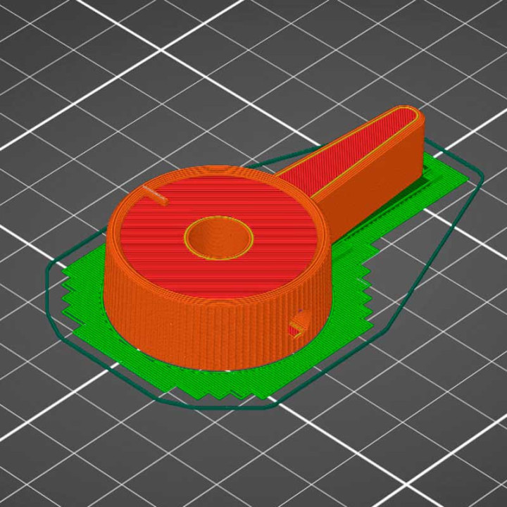stl-file for Better Grip - Stitch width knob