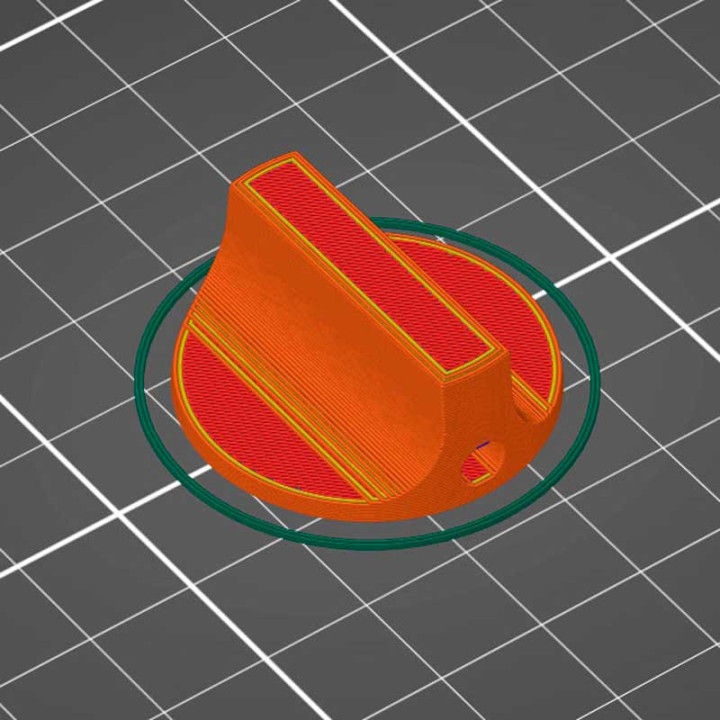 stl-file for Needle Position & Sewing / Darning knob - BERNINA 950 & 10xx