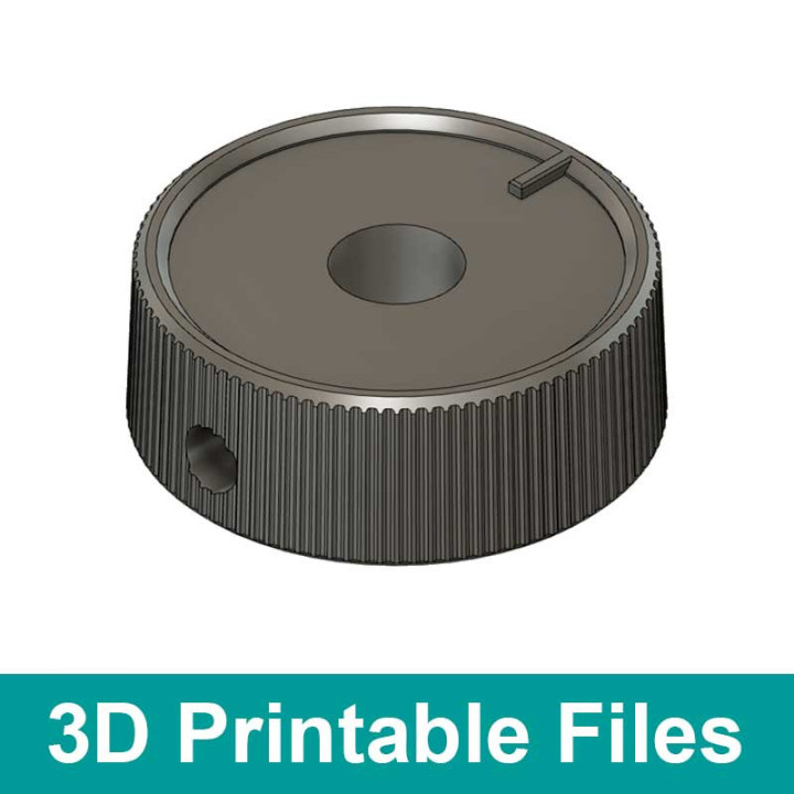 stl-file for Stitch width knob - BERNINA 707-708, 801-807, 830 & 831