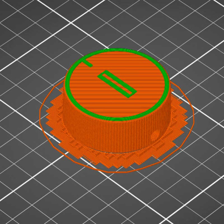 stl-file for Buttonhole Knob - BERNINA 1008