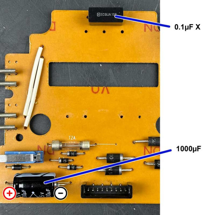 Husqvarna PRISMA Power Supply Capacitor Repair Kit